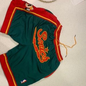 VINTAGE Just Don 1995-96 Seattle Sonics shorts